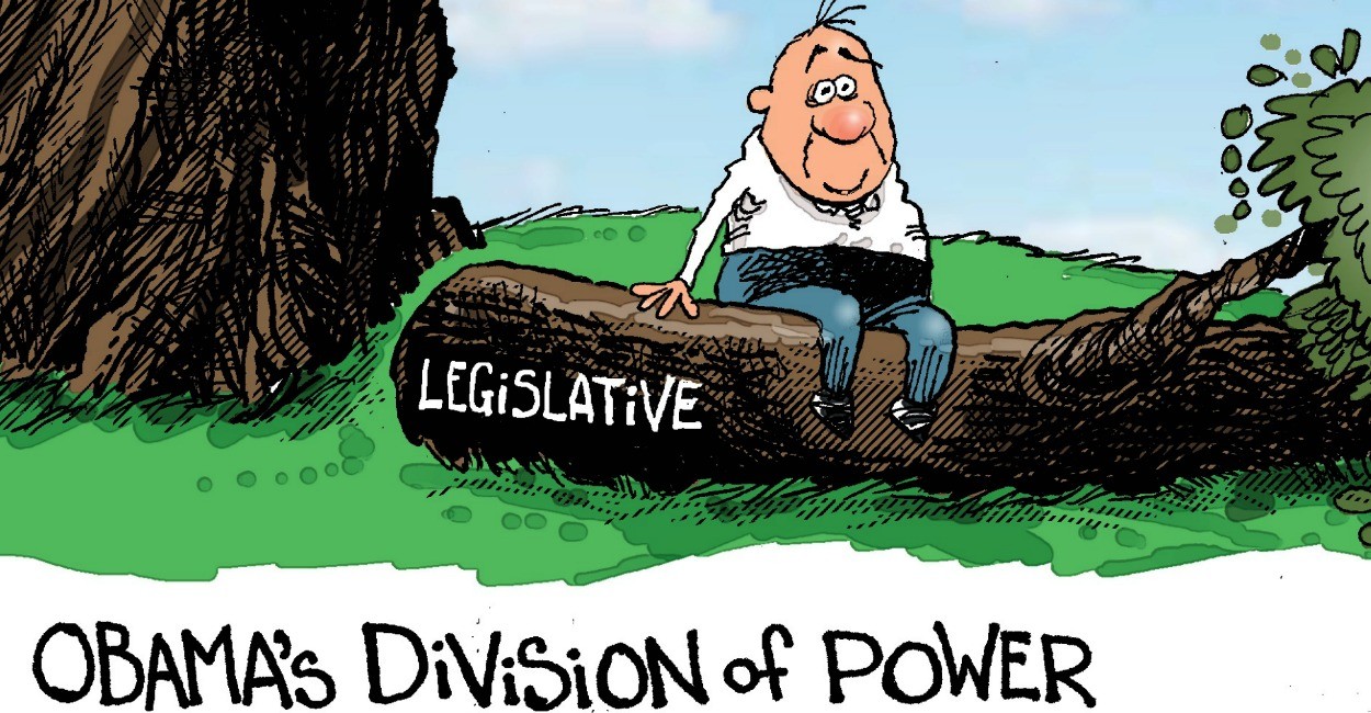 Cartoon: Obama's Division of Power