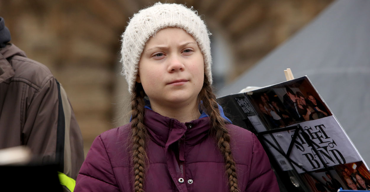 "Greta Thunberg" -- the idea, not the girl -- is a concoction of activists who have increasingly taken to using children as a shield from critical analysis or debate. Pictured: Thunberg demonstrates with high school students against global warming at a demonstration on March 1, 2019 in Hamburg, Germany. (Photo: Adam Berry/Getty Images)