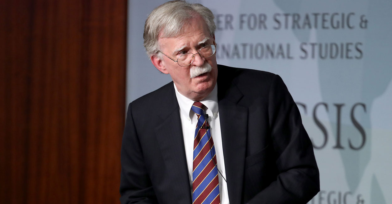 Former U.S. National Security Advisor John Bolton appears at the Center for Strategic and International Studies before delivering remarks September 30, 2019 in Washington, DC. Bolton spoke on the topic of , "Navigating Geostrategic Flux in Asia: The United States and Korea." (Photo by Win McNamee/Getty Images)