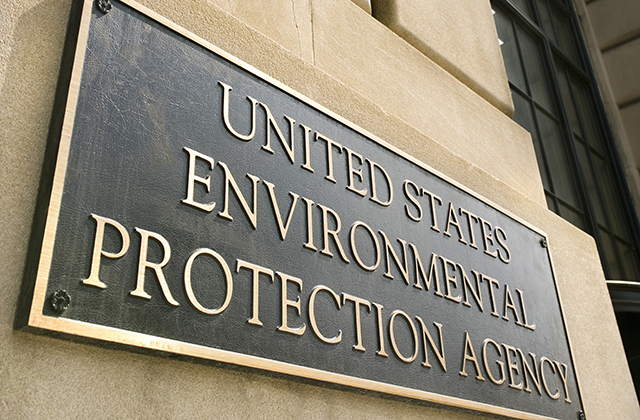 Environmental Protection Agency building sign, Washington, DC