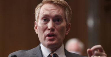 James Lankford in a grey suit