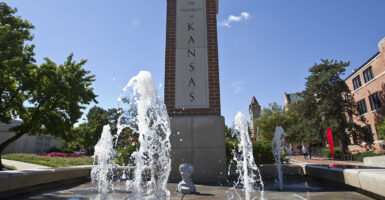 University of Kansas fountain