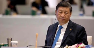 Xi Jinping in a suit at the United Nations