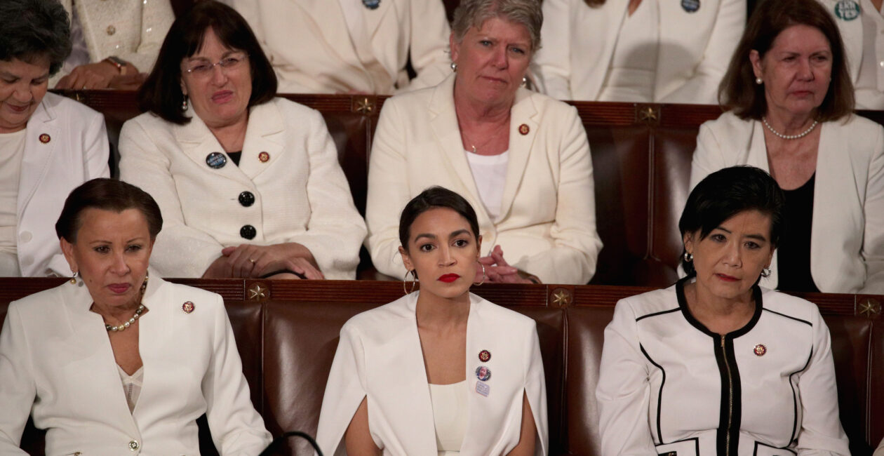 House Democrats wearing white