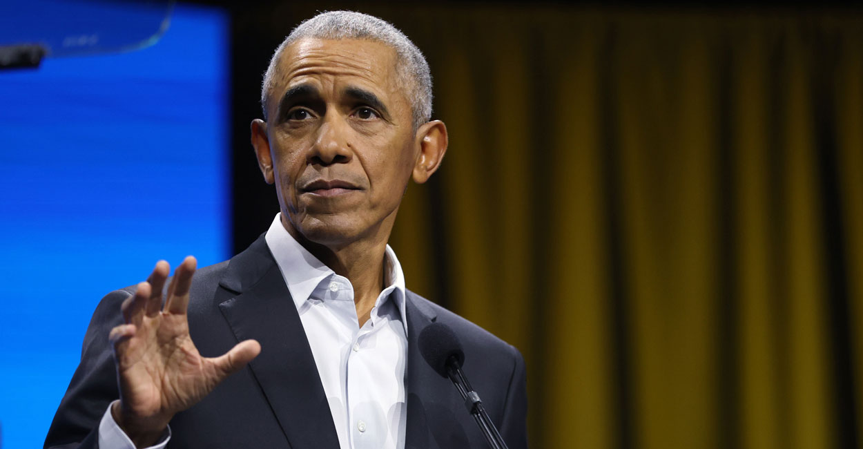 Obama Warns About the ‘Raw Sewage’ of Disinformation—Ignores Democrats’ Own Garbage