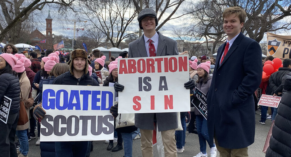 Goated scotus 1024x553 | 47 of the best signs from the first post-roe march for life | politics