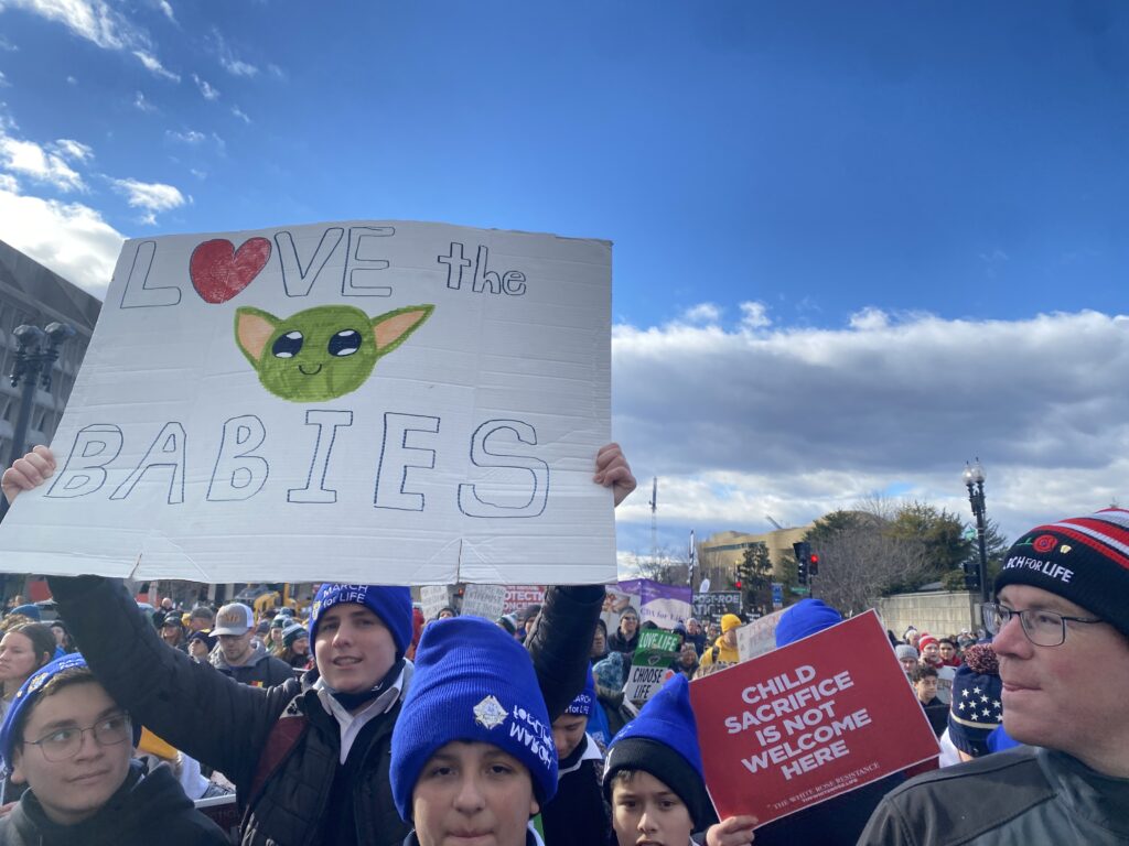 Img 0048 1024x768 | 47 of the best signs from the first post-roe march for life | politics