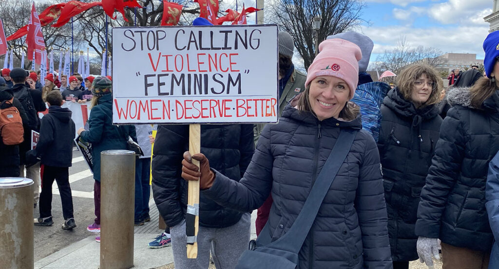 Stop calling violence feminism 1024x553 | 47 of the best signs from the first post-roe march for life | politics