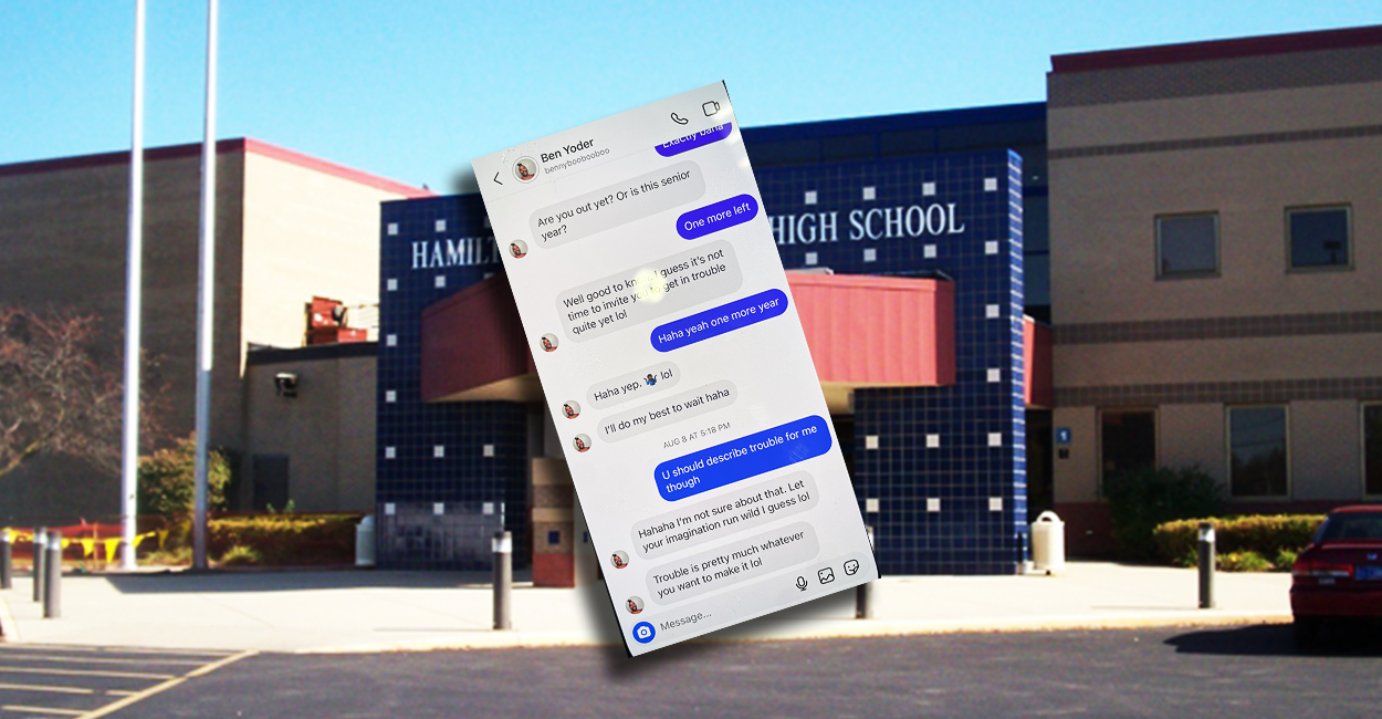 Screenshot Shows Sexually Charged Messages From Indiana Teacher to Current Student