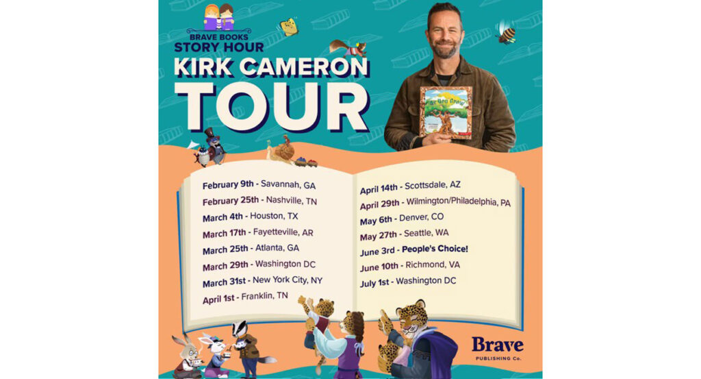 Kirk Cameron to Start 14City Christian Story Hour Tour Thursday