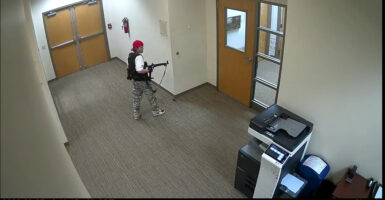 Nashville shooter in Covenant School hallway