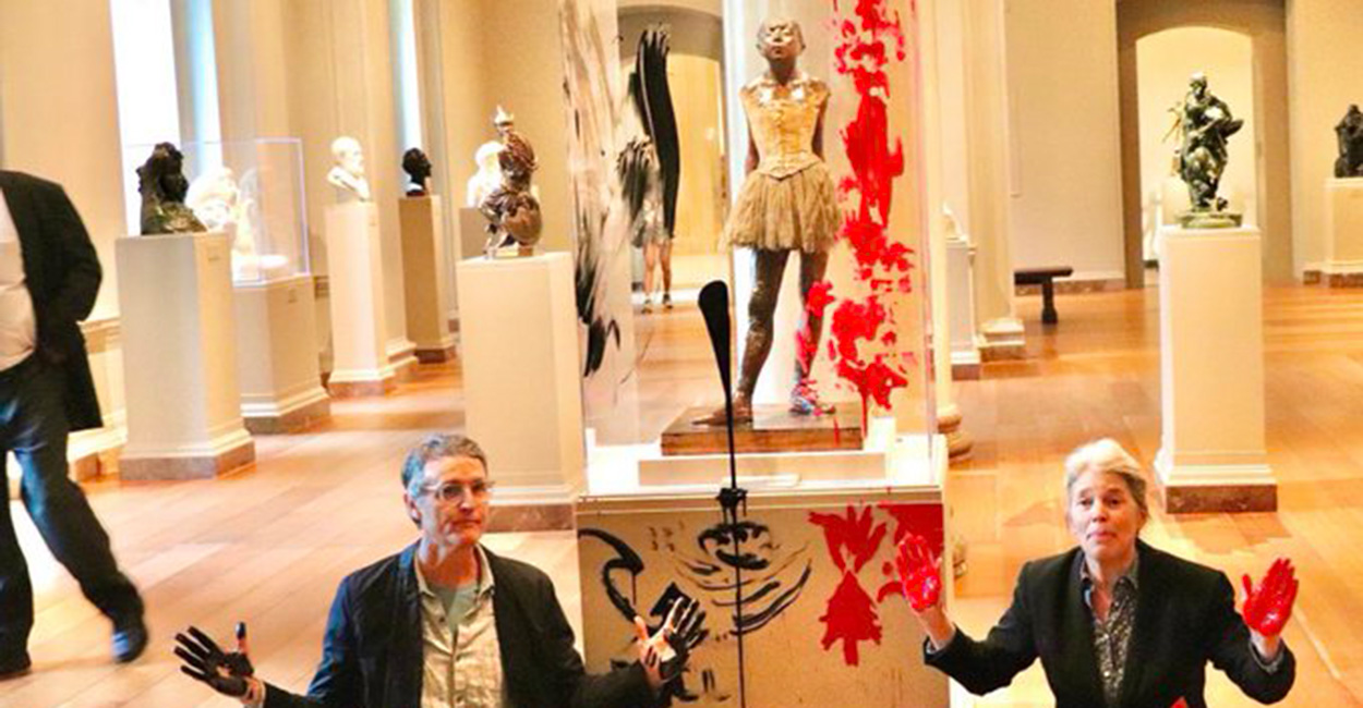 FBI Probes Climate Alarmists' Attack on 140-Year-Old Statue at National Gallery of Art