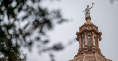 The Texas state capitol.