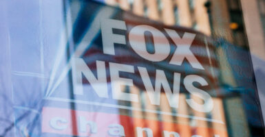 Fox News employees are allowed to use bathrooms that align with their gender identity, rather than their biological sex, and permitted to dress in alignment with their preferred gender. They must also be addressed by their preferred name and pronouns in the workplace. (Photo by Kevin Hagen/Getty Images)