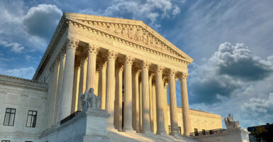 The exterior of the U.S. Supreme Court building in Washington, D.C.