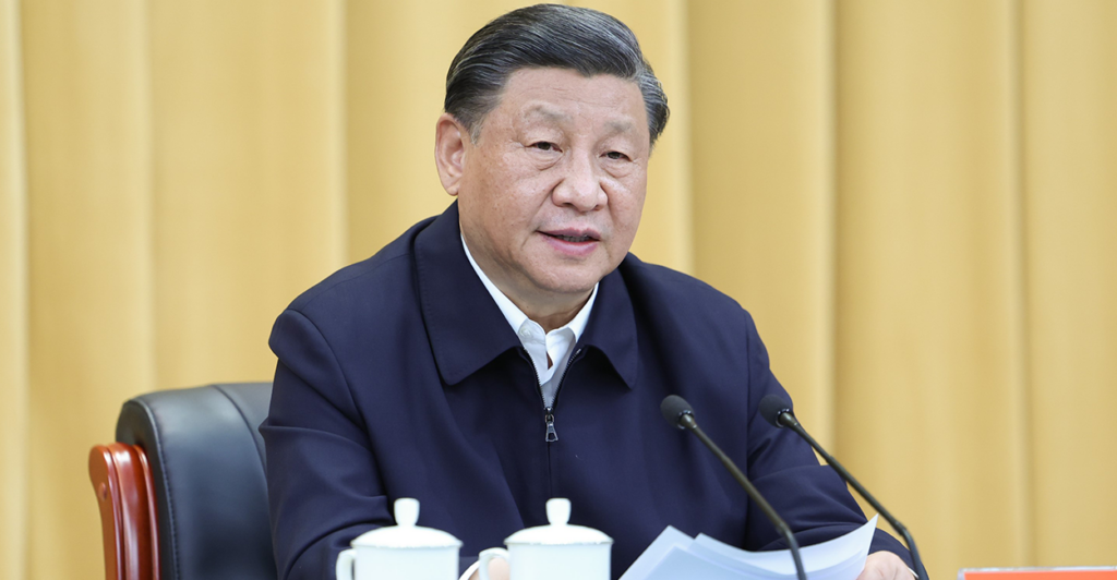 Chinese President Xi Jinping in a suit