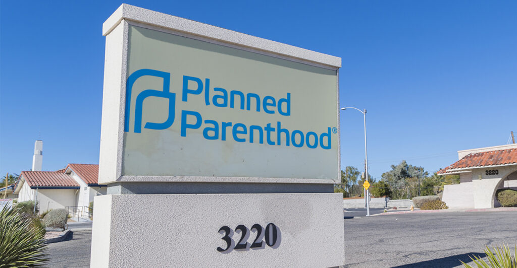 Planned Parenthood sign outside a facility
