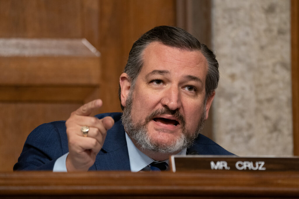 Republican Texas Sen. Ted Cruz is accusing the Department of Justice of "aggressively targeting" pro-life activists while failing to properly investigate the slew of attacks on pro-life pregnancy centers throughout the country. (Photo by Ken Cedeno-Pool/Getty Images)