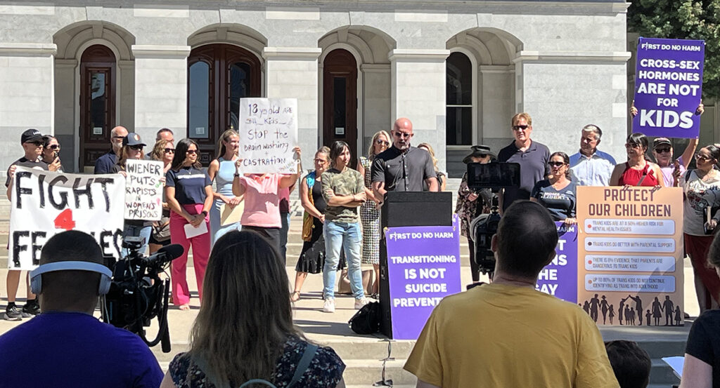 Protect Kids California Rally to support ballot initiatives
