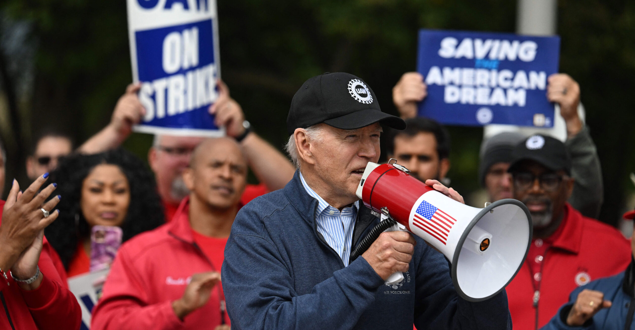 Biden Marches With Autoworkers While Causing Their Problems