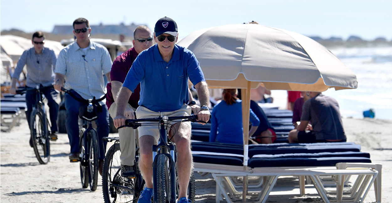 Biden Loves Vacations. His Economic Policies Mean Most Americans Can't Afford One.