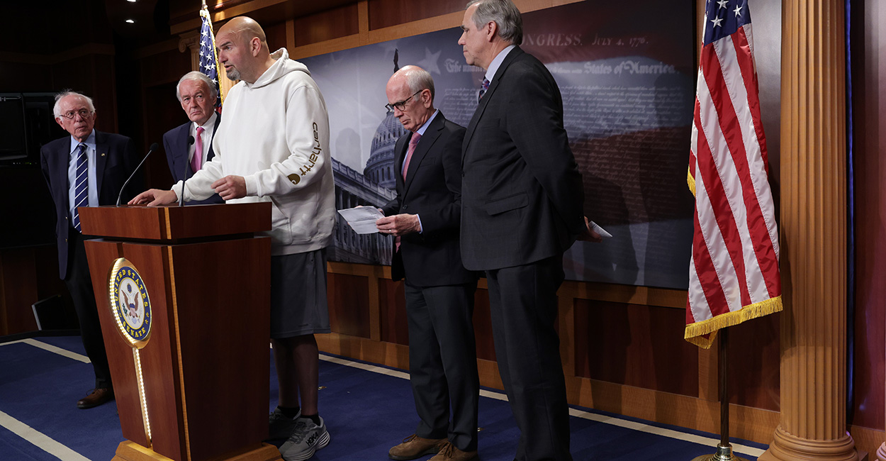 Democrats Shred Senate Dress Code Into Rags