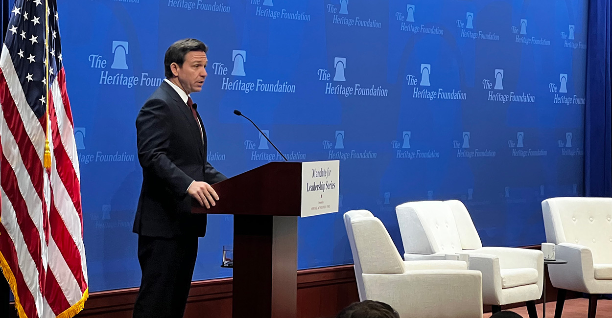 DeSantis Reveals His Plan to Combat Threat of a 'Global Dystopia'