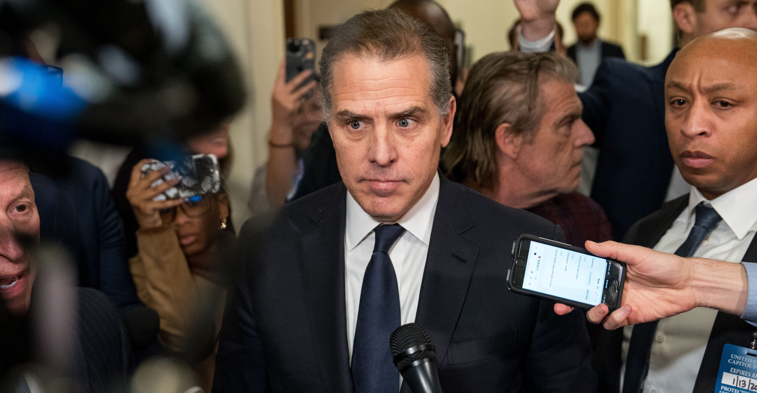 Hunter Biden Makes Surprise Appearance Before Oversight Committee Advances Contempt Resolution