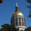 The gold dome of the Georgia state capitol