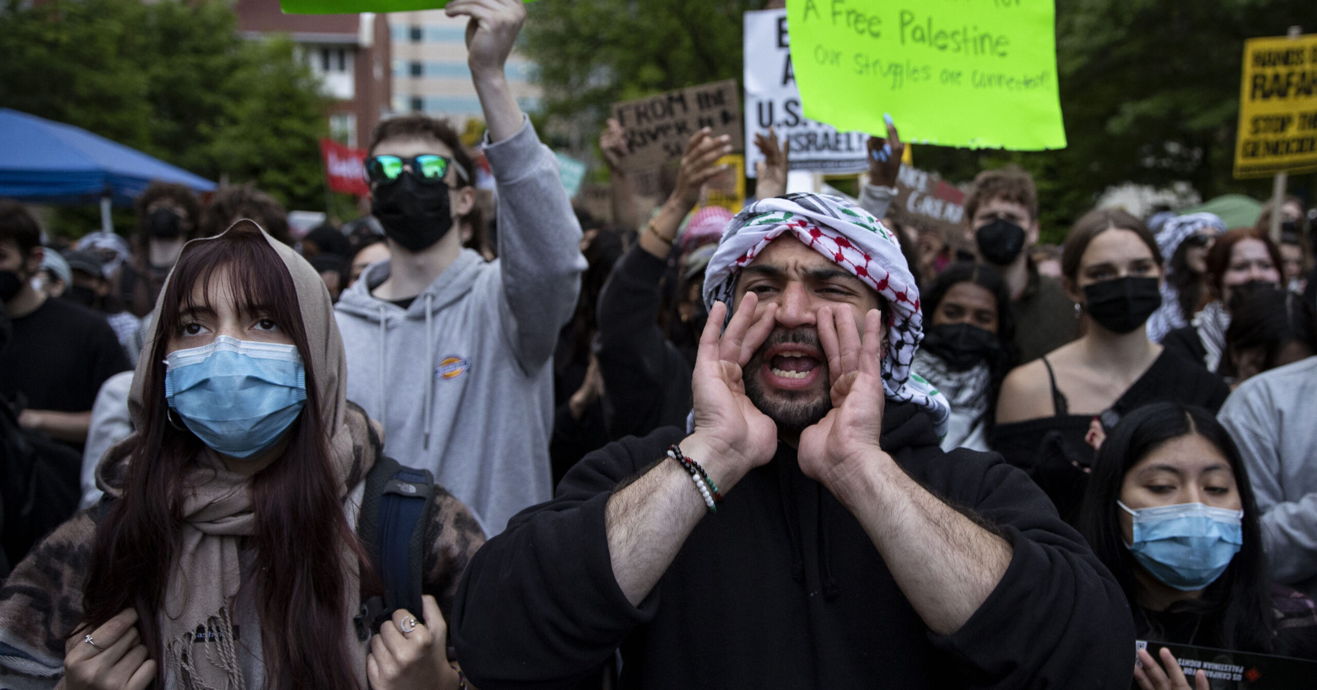'We Must Have a Revolution': What I Saw at Anti-Israel Rally at George Washington University