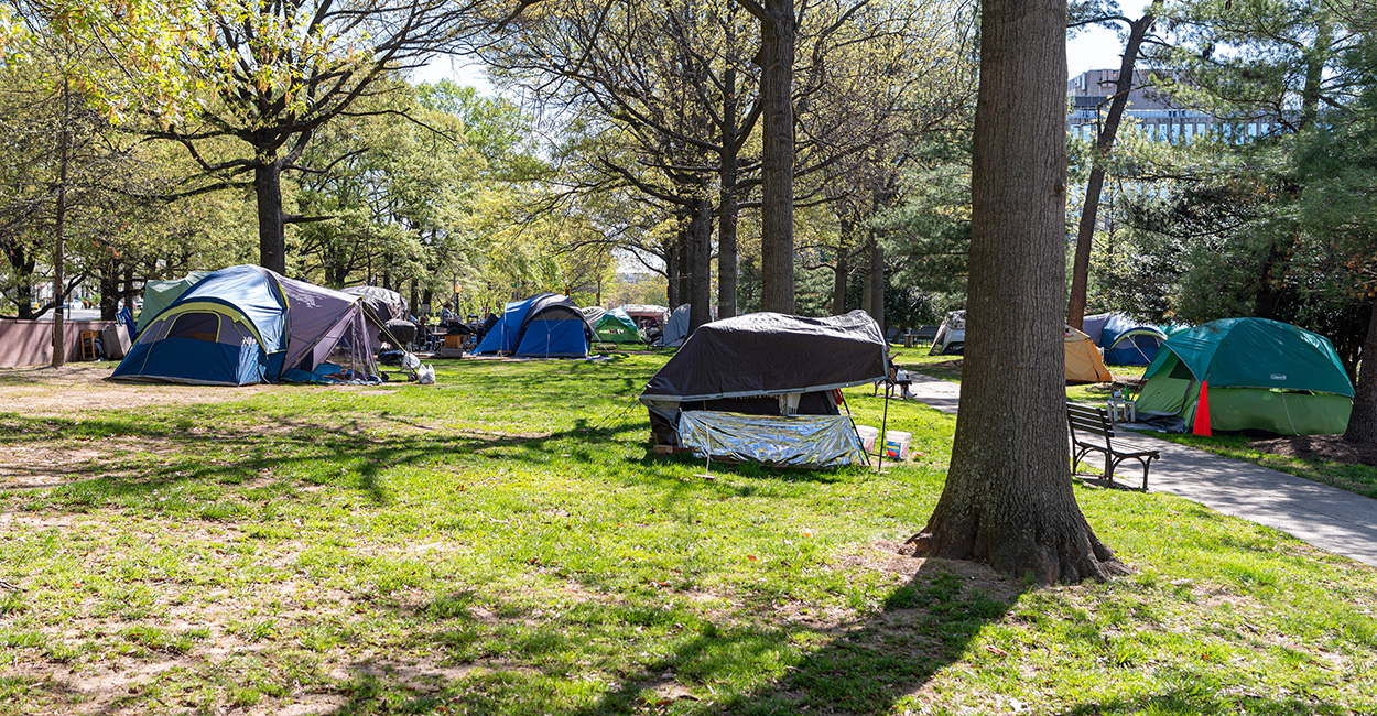Several Homeless Encampments Cleared in DC