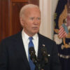 Joe Biden in a suit with a tie