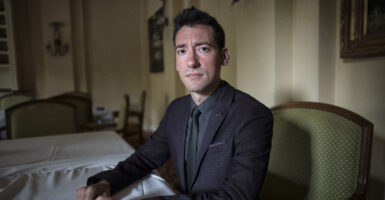 Portrait of David Daleiden, founder of The Center for Medical Progress at the Value Voters Summit on September 25, 2015 in Washington DC. (Photos by Charles Ommanney/The Washington Post via Getty Images)