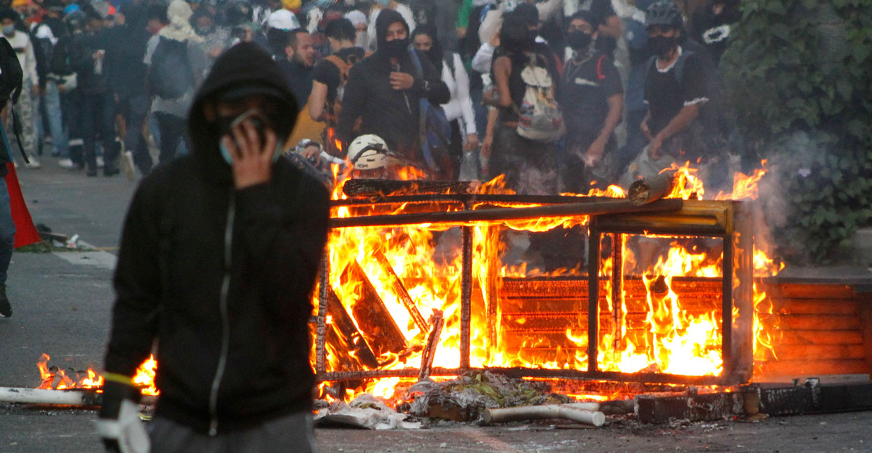 Colombians Protests Riots