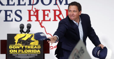 Ron DeSantis Don't Tread on Florida ball cap