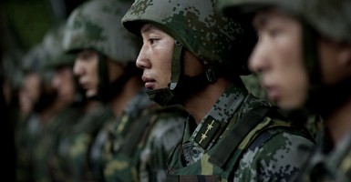 Soldiers of the Chinese People's Liberation Army (Photo: DoD/Mass Communication Specialist 1st Class Chad J. McNeeley)
