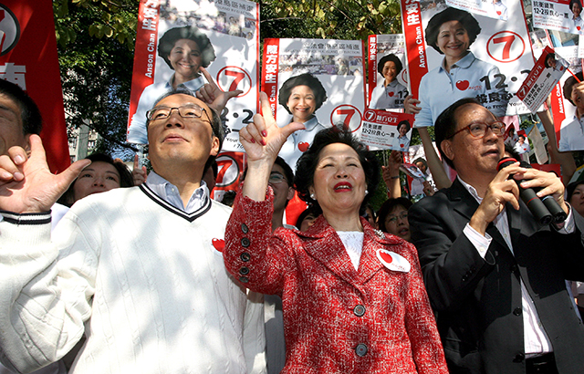 With her group Hong Kong 2020 Anson Chan has been at the center of the city's fight for democracy. Photo: Newscom