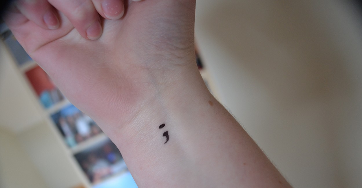 The Moving Meaning Behind the Viral Semicolon Tattoo