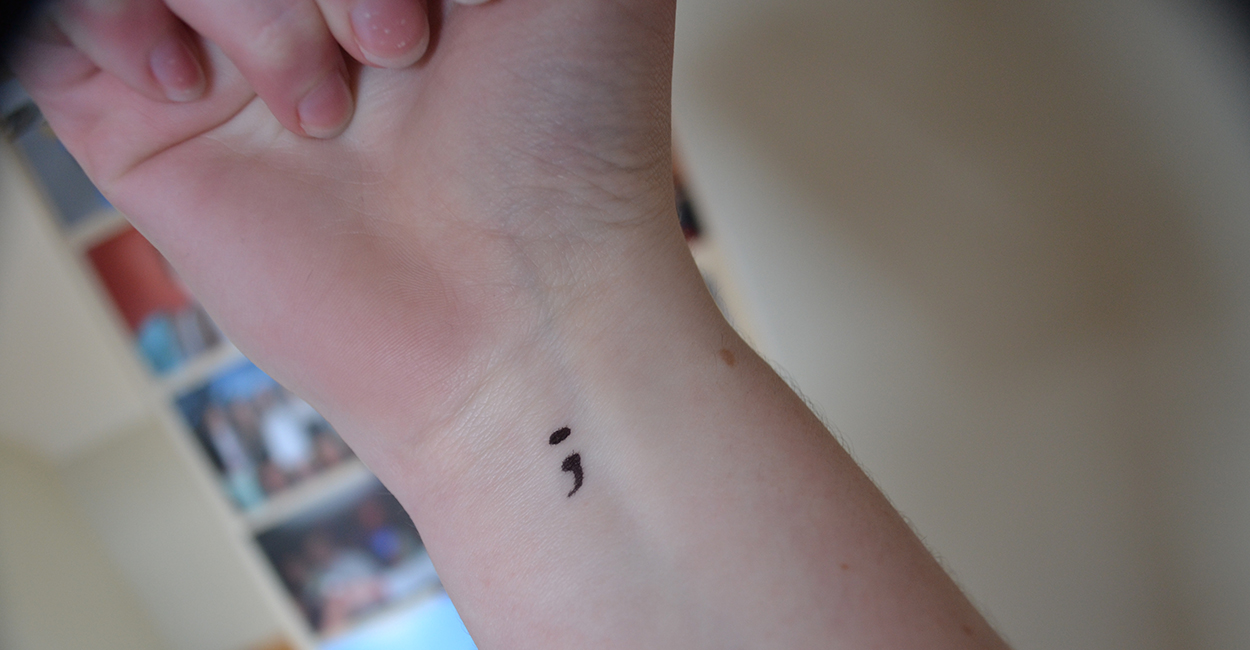 What do semicolon tattoos mean  Upworthy